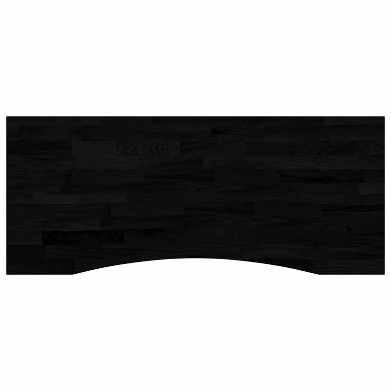 vidaXL Galds Balts un tumši brūns 120 x 60 cm Cietā ozola koks