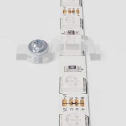 vidaXL LED stripa 4 pcs Melna un caurredzama 35 x 0,8 x 0,3 cm