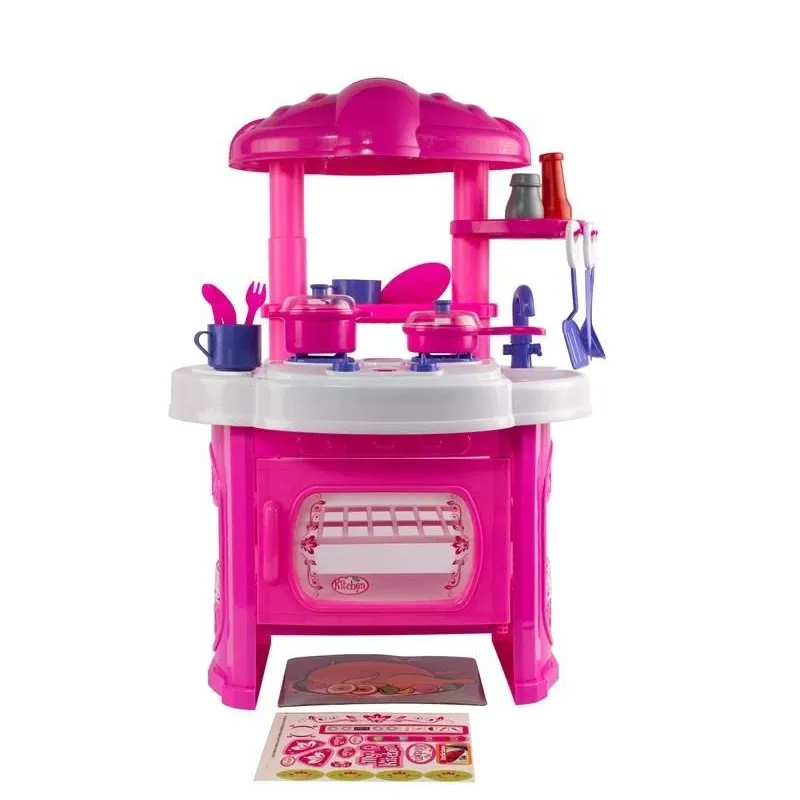 Игровая кухня 614000408, розовый цв.