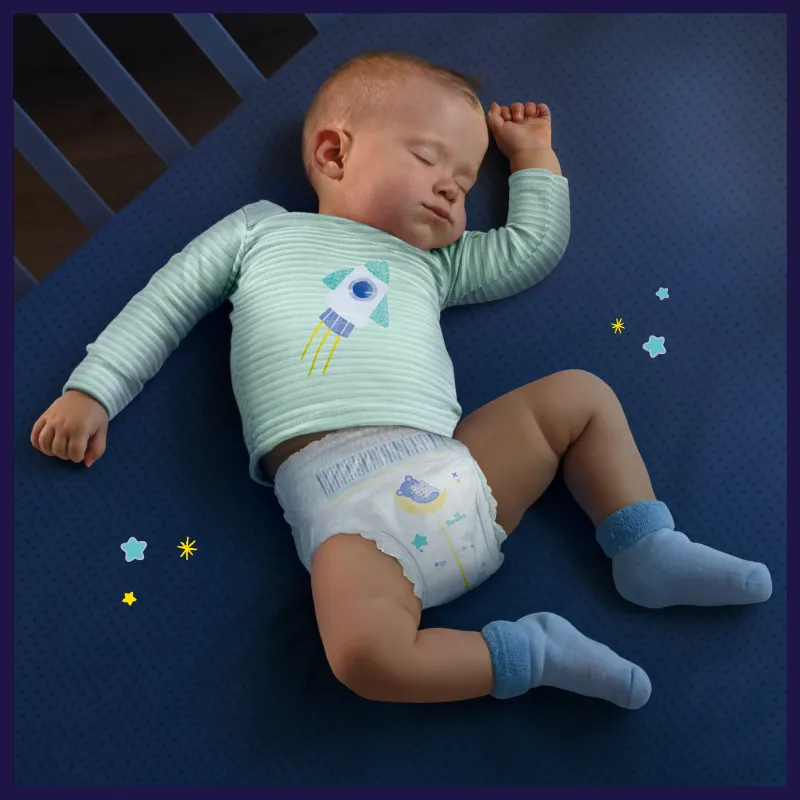Подгузники-трусики Pampers Night Pants, Размер 6, 76 подгузников, 15+ кг