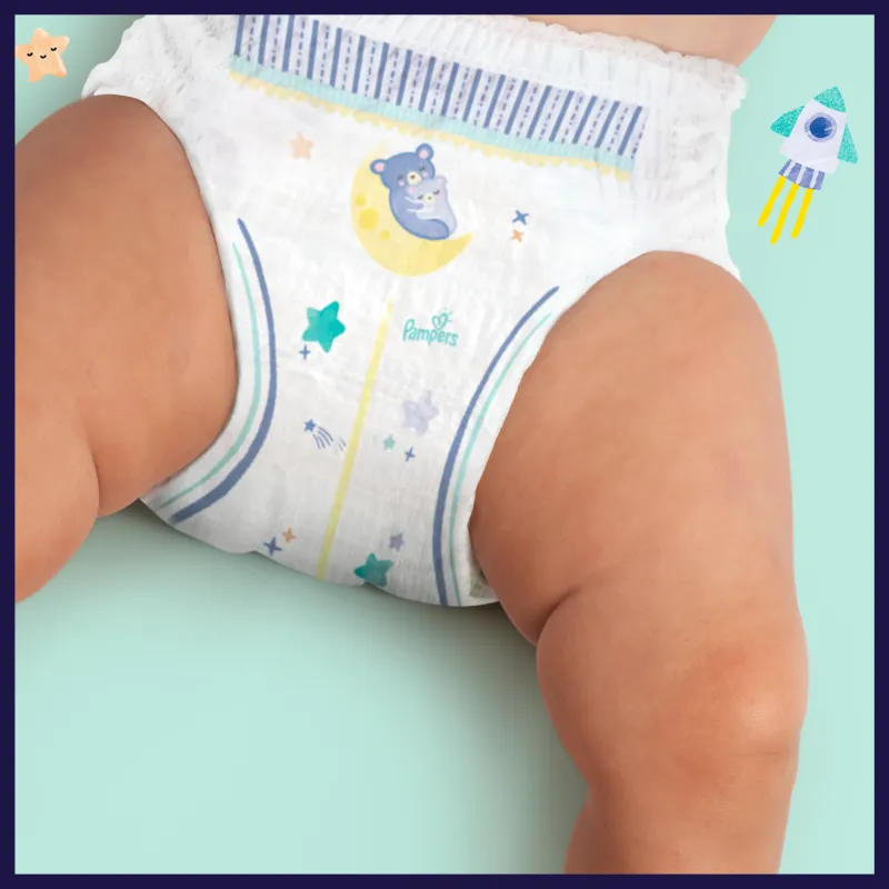 Подгузники-трусики Pampers Night Pants, Размер 6, 76 подгузников, 15+ кг