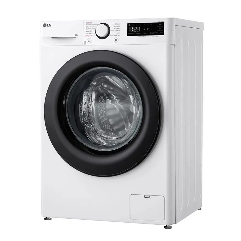 Veļas mašīna LG F2WR508SBW, 8 kg, balta krās.
