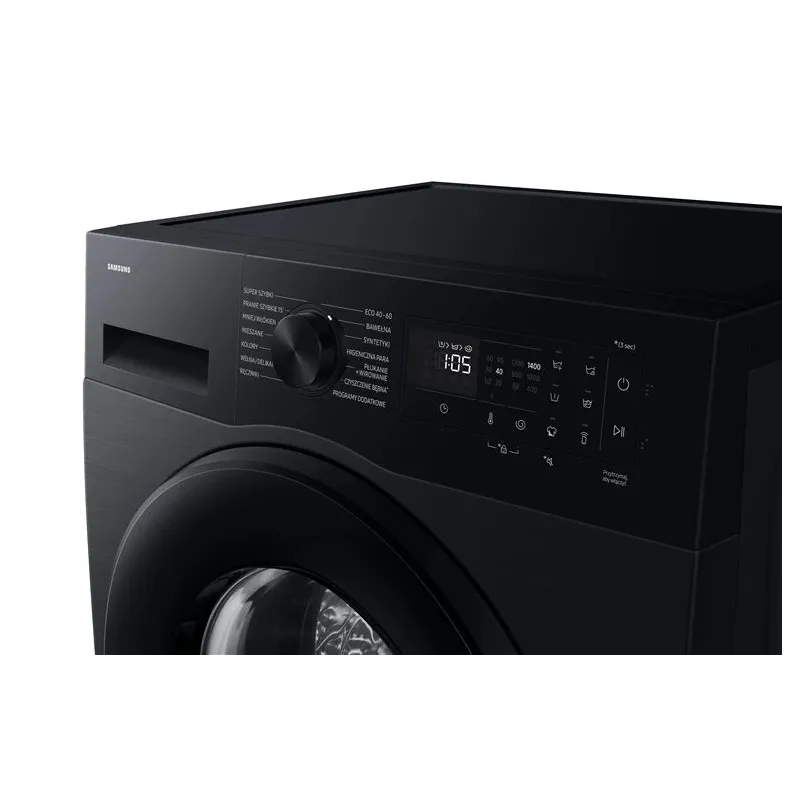 Veļas mašīna Samsung WW90DG5G34ABLE, 9 kg, melna