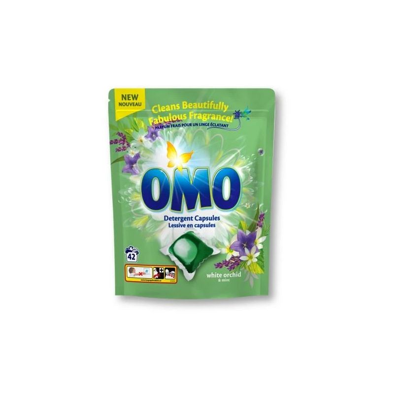 Veļas kapsulas white orchid 42gab