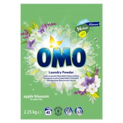 Veļas pulveris omo apple blossom 2.25kg