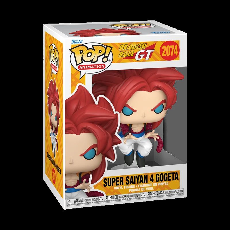 FUNKO POP! Vinila figūra: Dragon Ball GT - Super Saiyan 4 Gogeta ,w- Chase,