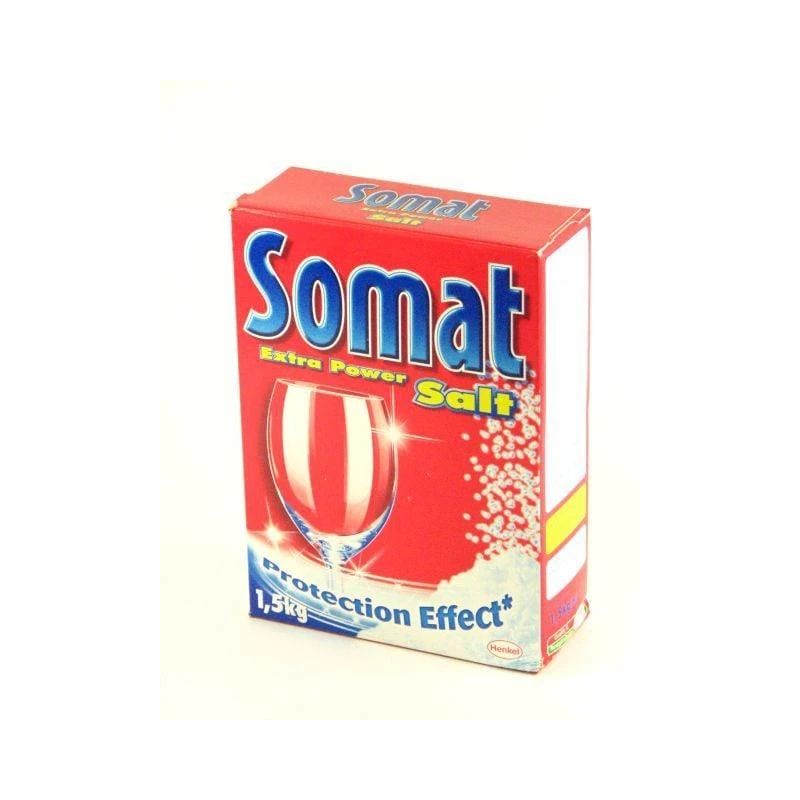 Trauku mazgājamās mašīnas sāls Somat, 1,5 kg
