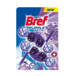 WC tīrītājs-atvēsinātājs BREF PURPLE AKTIV LAVENDER. 2×50 g