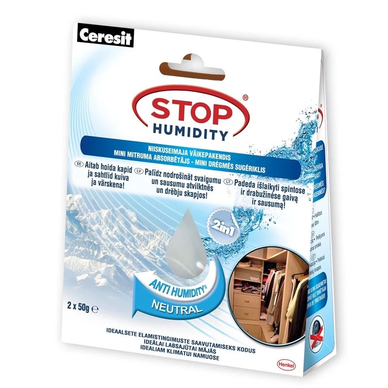 Mitruma uzsūcējs Ceresit Mini Sachets Neutral. 100 g