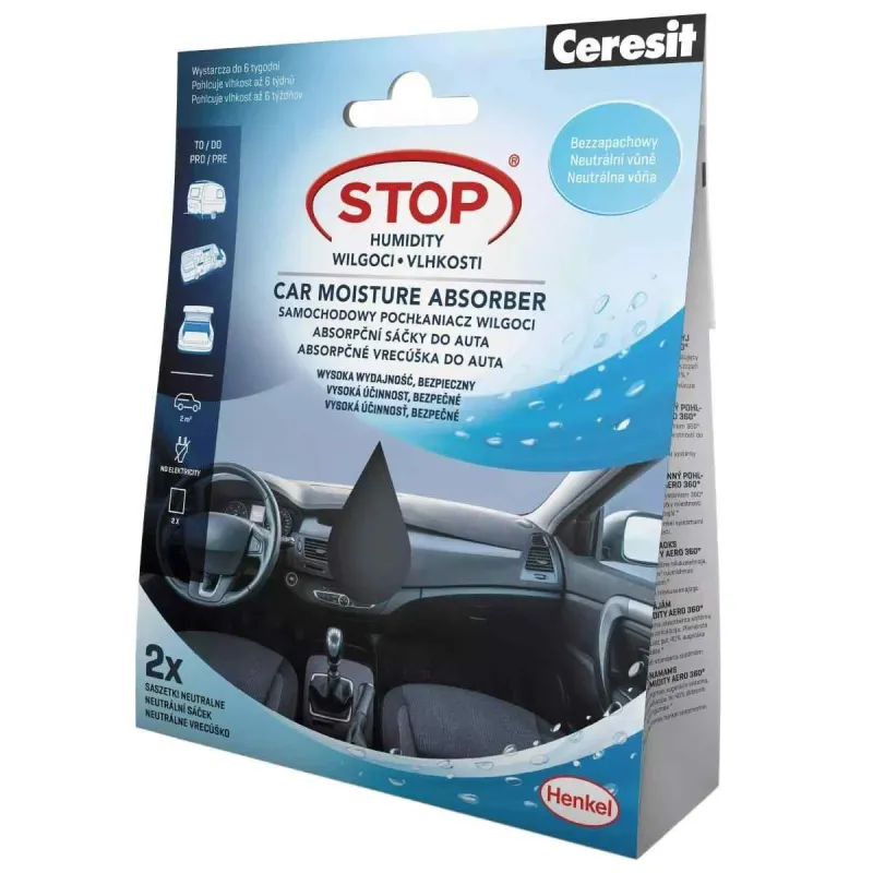 Mitruma uzsūcējs Ceresit Mini Sachets Car, 100 g