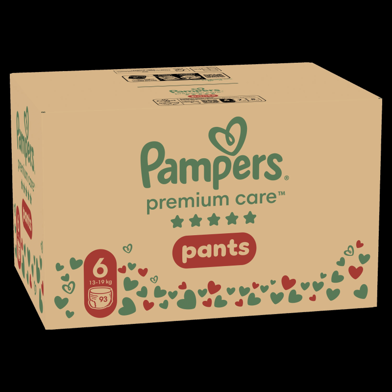 Pampers Premium Care Pants, Izmērs 6, 93 Biksītes, 13-19 kg