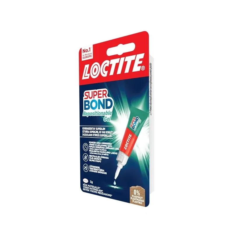 Līme kontakti Loctite Super Bond Pure Gel, 0.003 kg