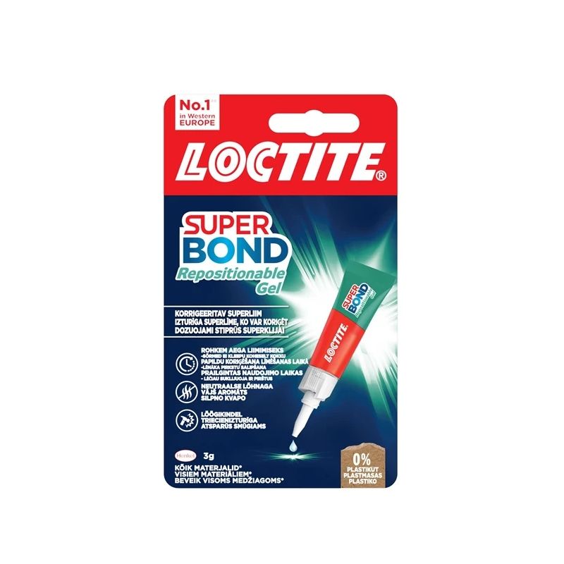 Līme kontakti Loctite Super Bond Pure Gel 3 g