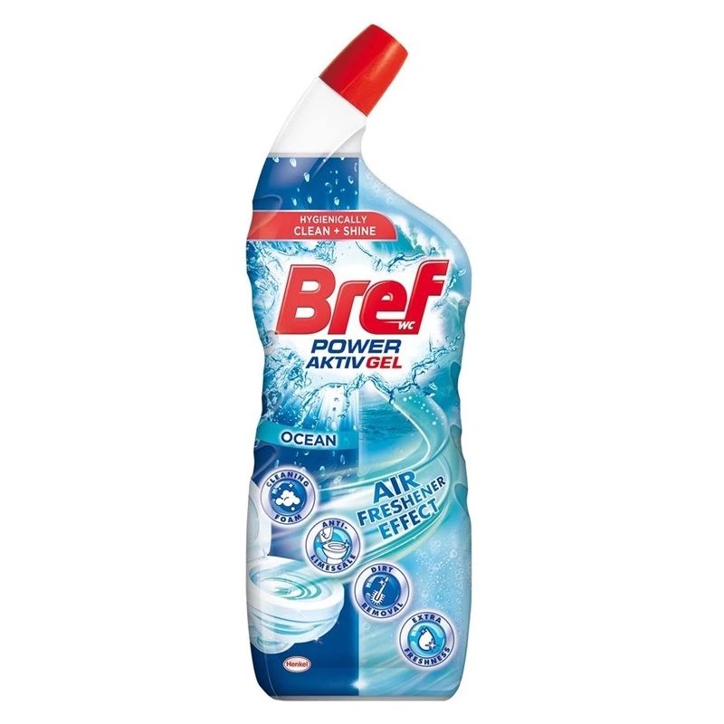 Tualetes tīrīšanas līdzeklis Bref Power Aktiv Gel Ocean 700 ml