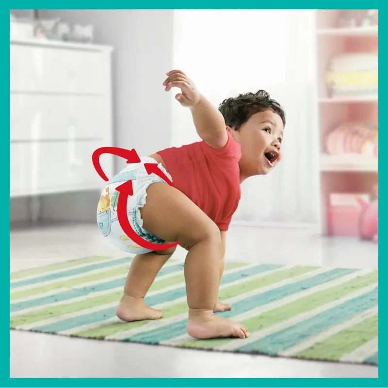 Pampers Pants Sauskelnės-Kelnaitės, 8 Dydis, 32 Sauskelnės, 17+ kg