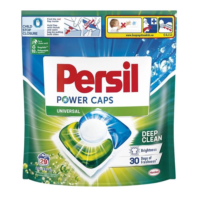 Kapsulas mazgāšanai Persil Power Caps White. 29 gab.