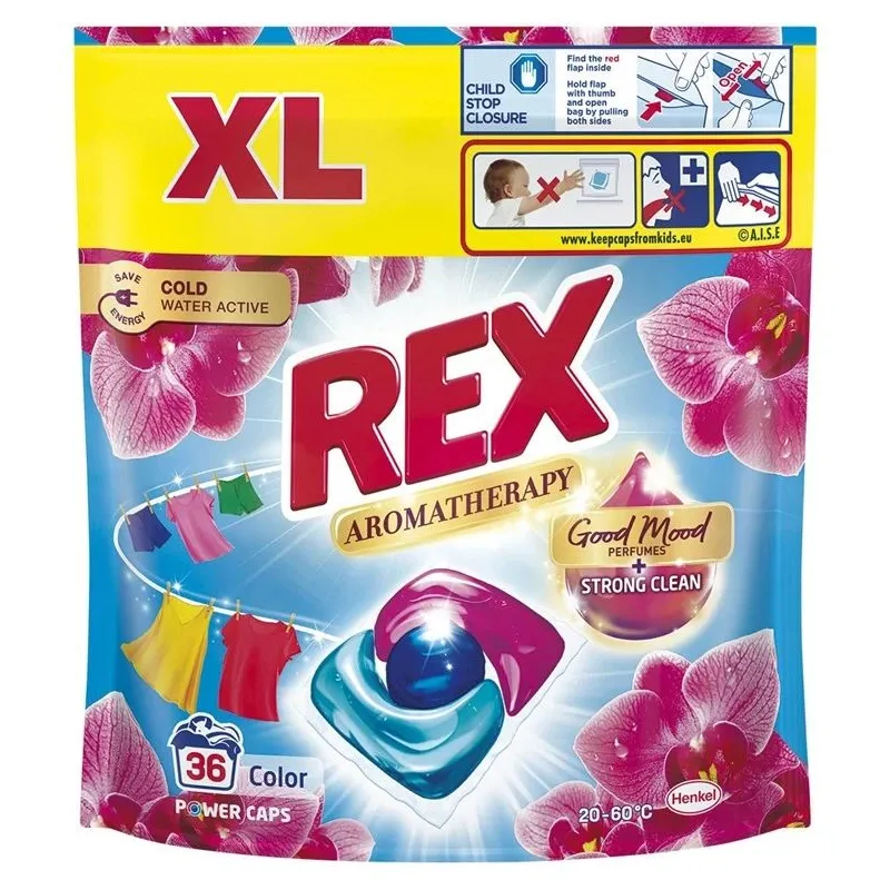 Капсулы для стирки Rex Macadamia Oil Colo, 36 шт.