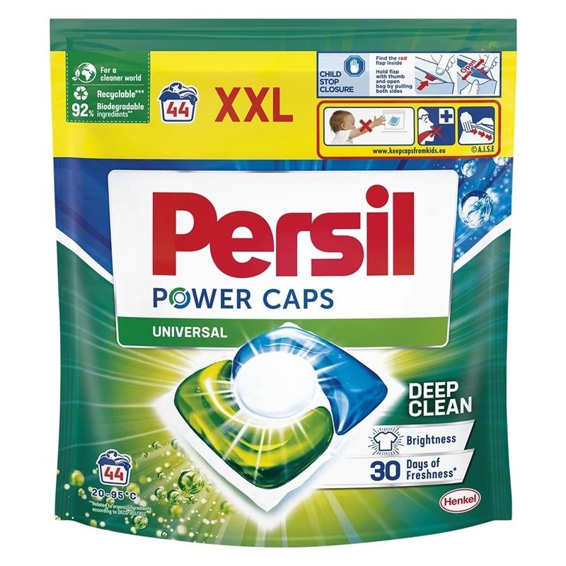 Kapsulas mazgāšanai Persil Power Caps Universal. 44 gab.