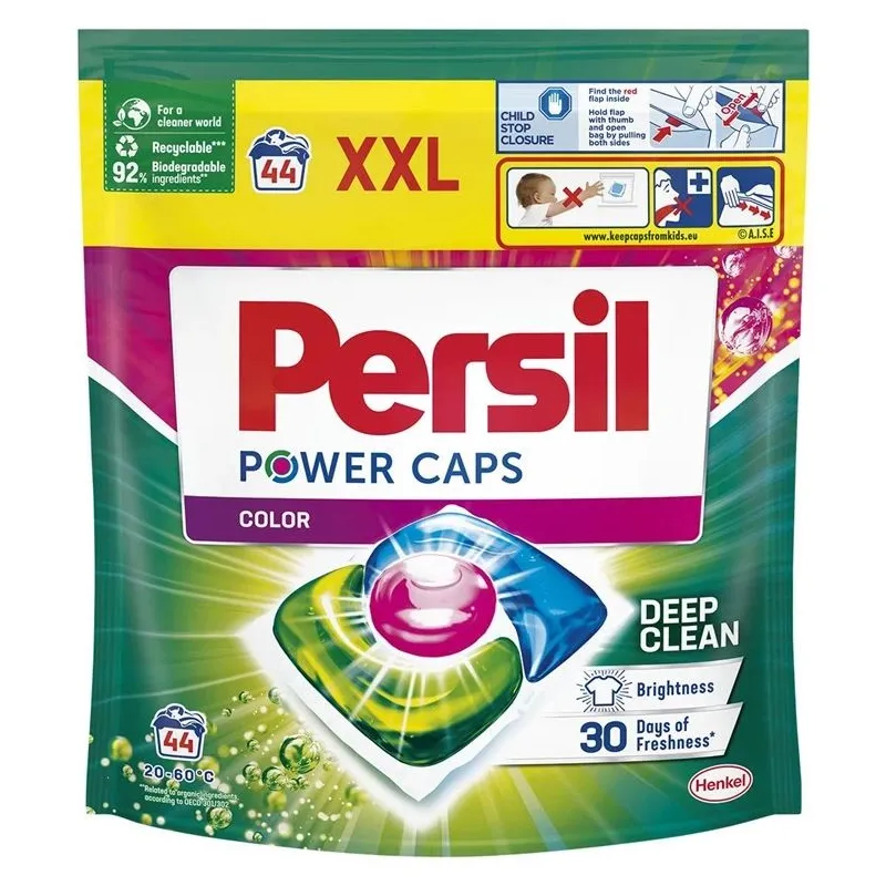 Kapsulas mazgāšanai Persil Power Caps Color, 44 gab.