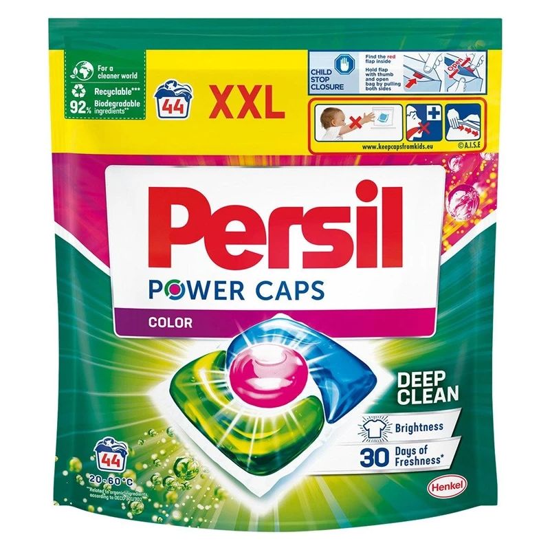 Kapsulas mazgāšanai Persil Power Caps Color. 44 gab.