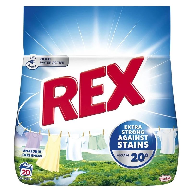 Veļas pulveris Rex Amazonia. 1.1 kg