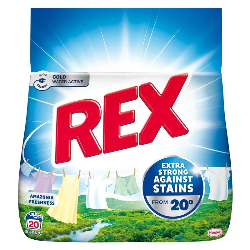 Veļas pulveris Rex Amazonia. 1.1 kg