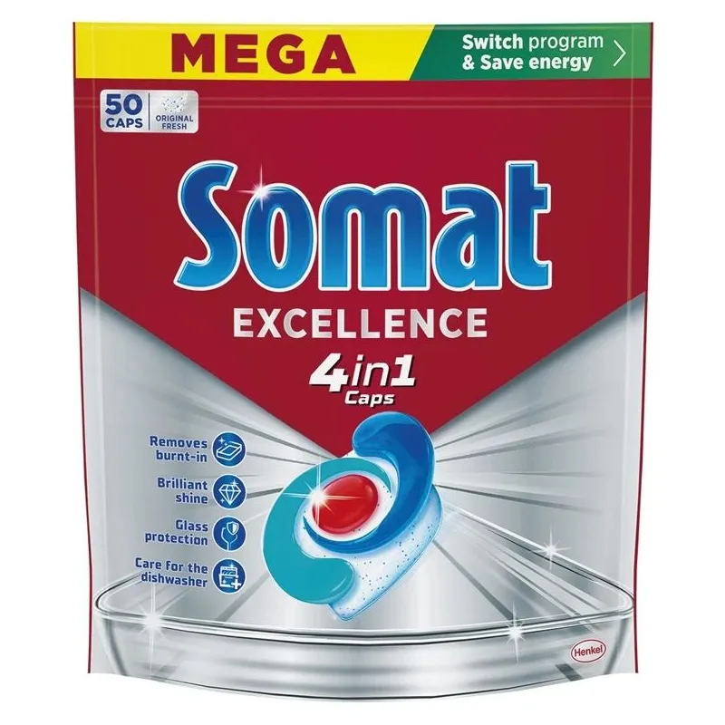 Indaplovių kapsulės Somat Excellence, 50 vnt.