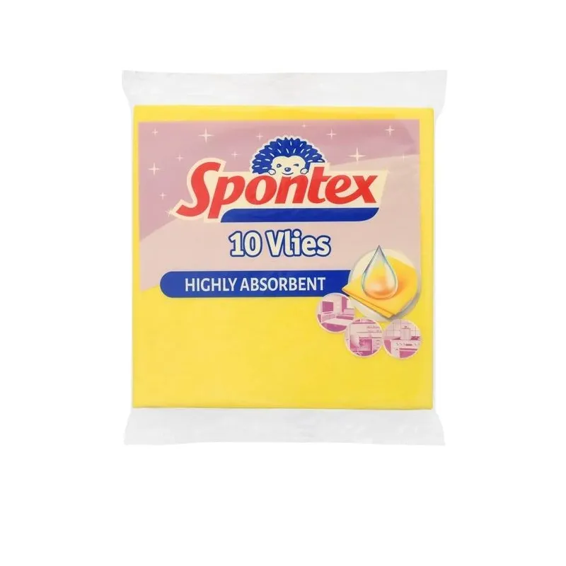 Šluostė, universali Spontex, geltona sp., poliesteris-viskozė, 10 vnt.