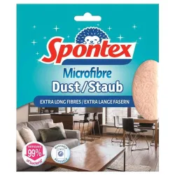 Тряпочка, для пыли Spontex Dust, коричневый цв., микрофибра