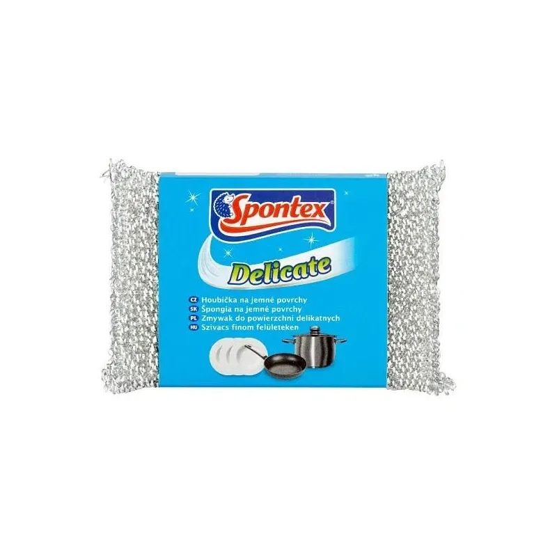 Sūklis-skrāpis Spontex Delicate, zelta krās.-sudraba krās.