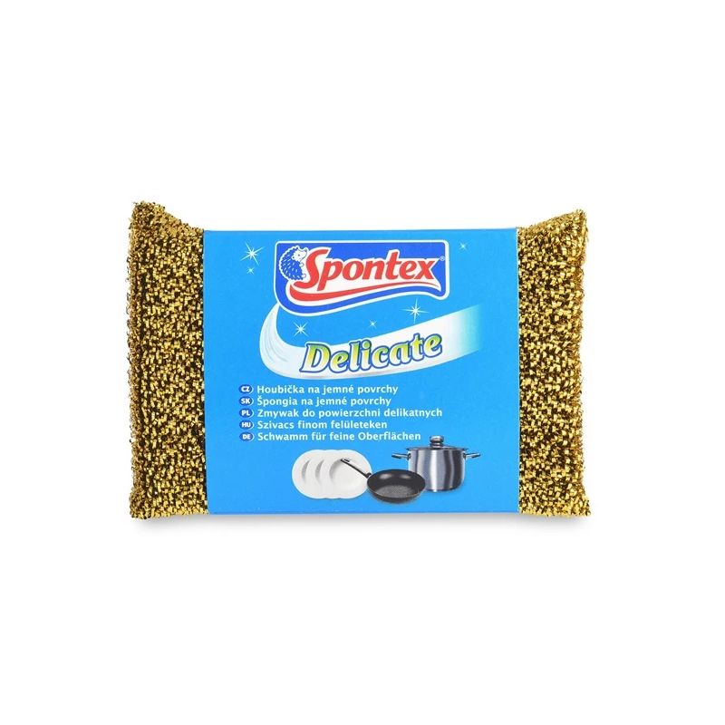 Tīrīšanas sūklis Spontex Delicate. sudraba