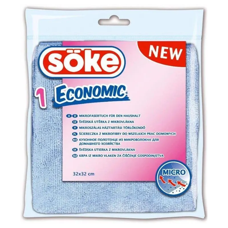 Lupatiņa, universāli Söke Economic 9001378834366, zila krās., mikrošķiedras