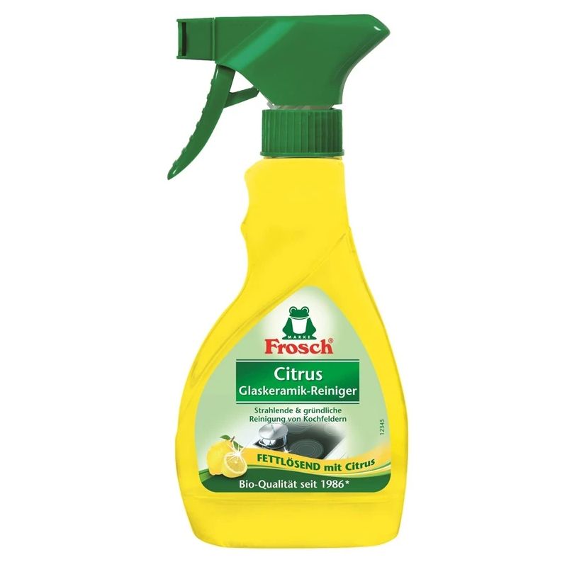 Līdzeklis stikla. keramikas virsmu tīrīšanai FROSCH 300 ml