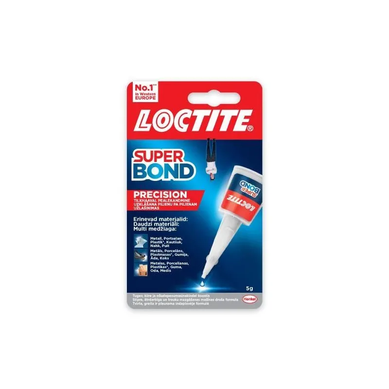Līme universālā līme Loctite Super Bond Precision, 0.005 kg, caurspīdīga krās.