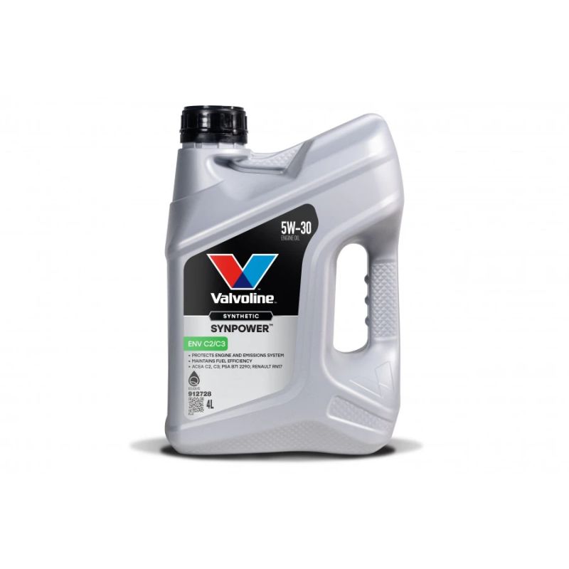 Motoreļļa Synpower ENV C2-C3 5W30 4L, Valvoline