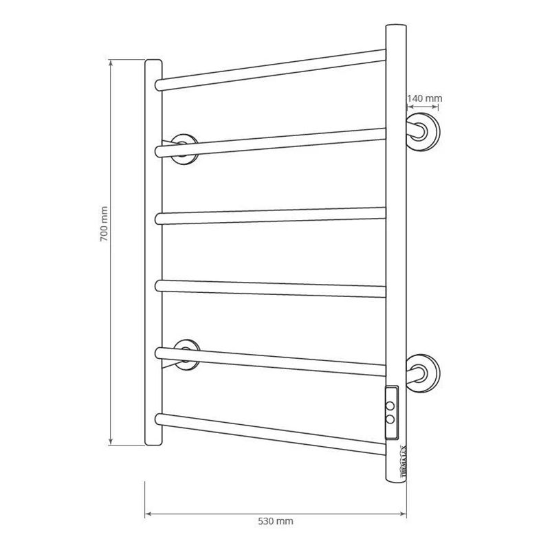 Nocenota prece - Elektriskais dvieļu žāvētājs BK-109-6T