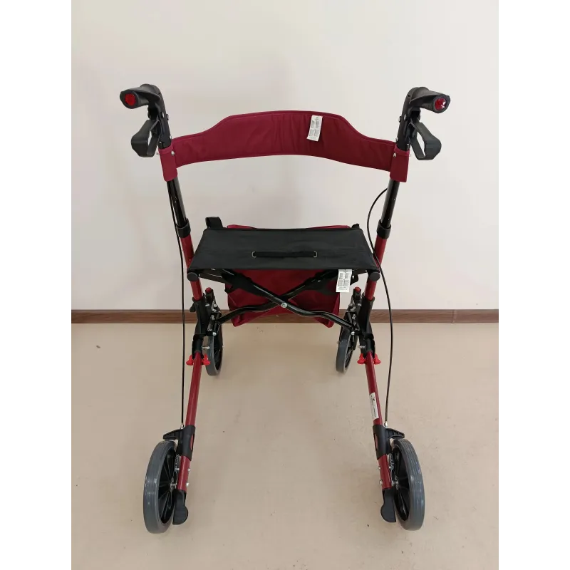 Nocenota prece - Staigāšanas palīglīdzeklis, salokāms, ar iepirkuma somu, sarkans