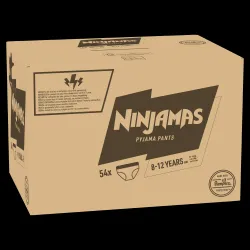 Pampers Ninjamas Pidžamas Biksītes Heart, 54 Biksītes Naktij, 27-43 kg