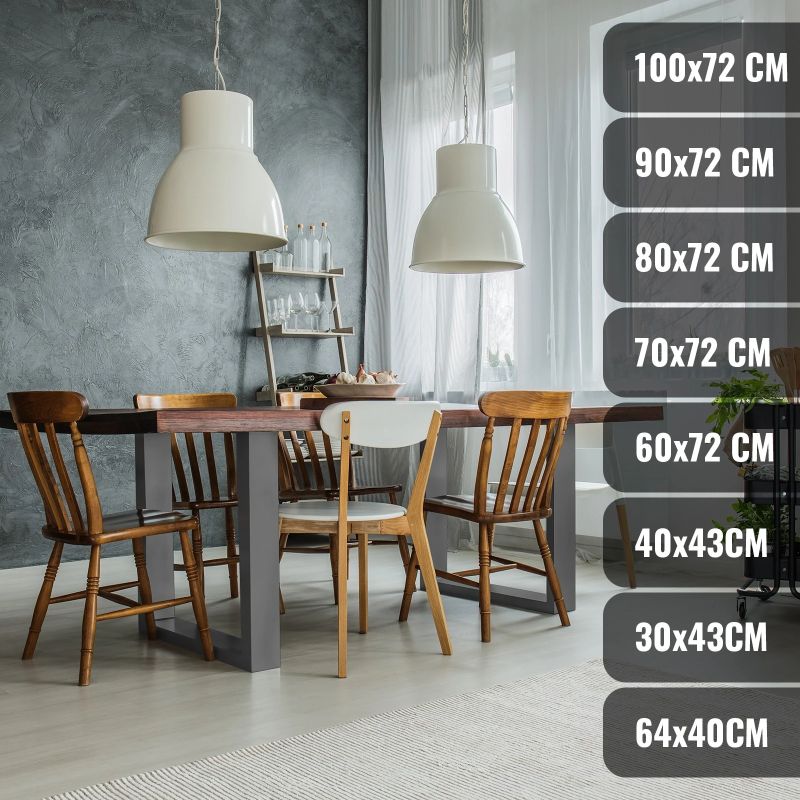 Nocenota prece - Galda kājas, sūnu zaļā krāsā, 40x43cm