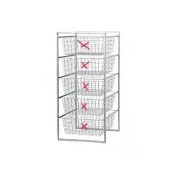 Allahinnatud toode - Süsteem on hall, mudel sbk90m, 5 kohta korvidele.