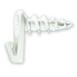 Hook drywal screw 10.5x27 white 10 pcs