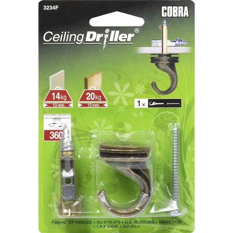 Āķis Cobra, 6x66 mm, brūna krās.