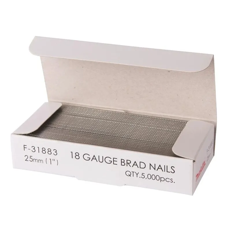 Nagla dēlīši Makita 18GA F-31883, 25 mm x 1.2 mm, 5000 gab.