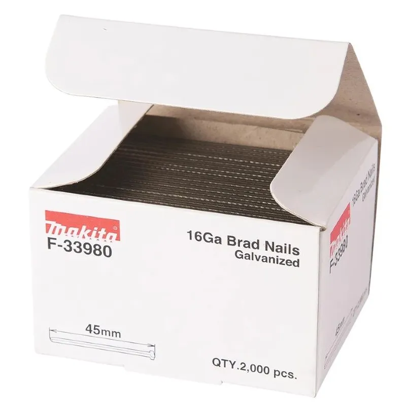Nagla dēlīši Makita 16GA F-33980, 45 mm x 1.6 mm, 2000 gab.