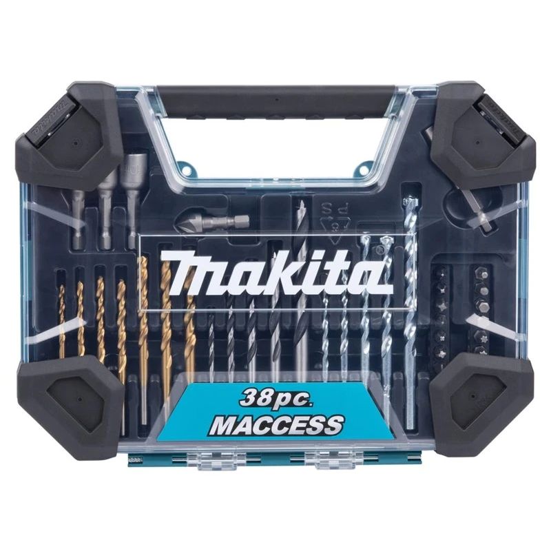 uzgaļu un urbju komplekts Makita 38 gab. E-22573