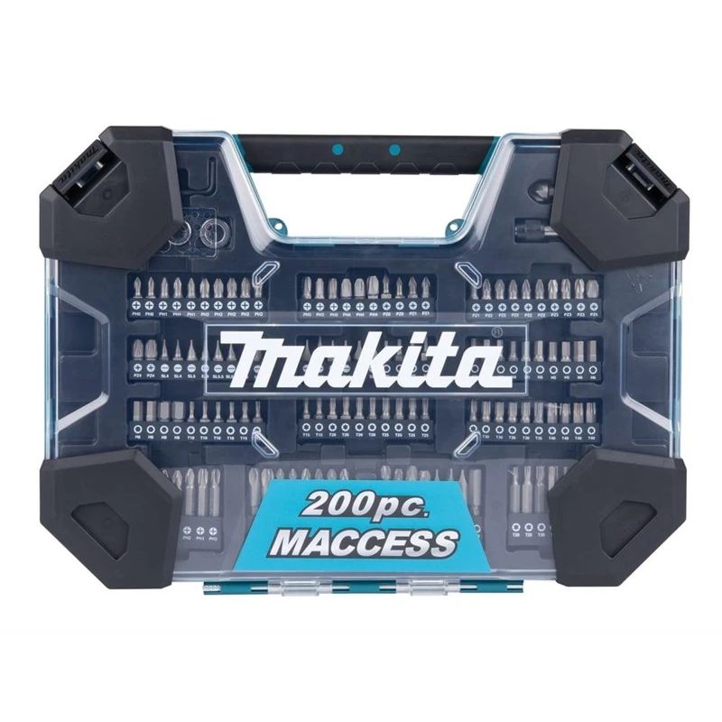 Urbju un uzgaļu komplekts Makita 200 gab E-22610