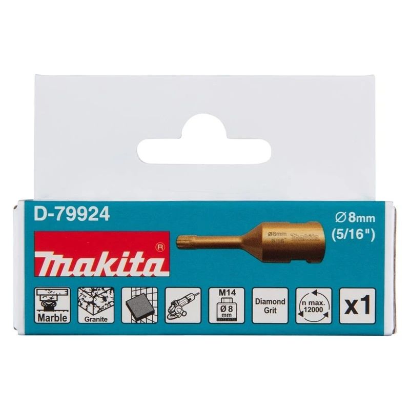 Diamond Drilling Crown Makita D-79924 8 mm. M14
