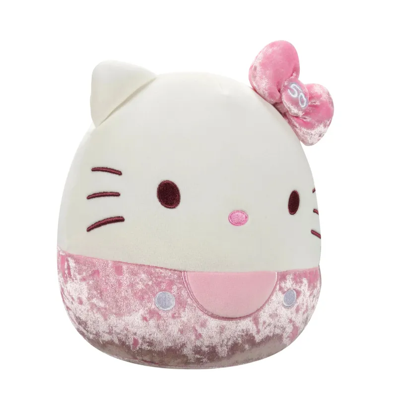 Mīkstā rotaļlieta Squishmallows Hello Kitty Velvet edition, ,krāsa-dizains tiek izvēlēts nejauši,, 20 cm