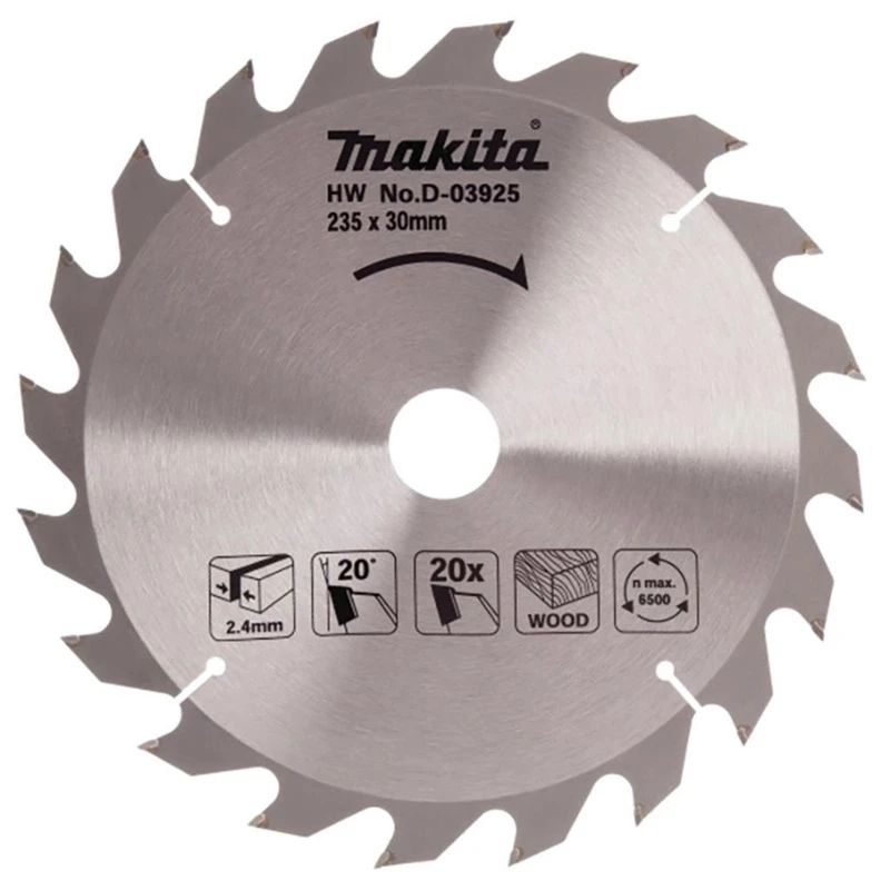 T c t saw blade 235x30x2