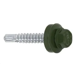 Саморез Klimas WF, RAL6020, 4.8 мм x 19 мм, 250 шт.